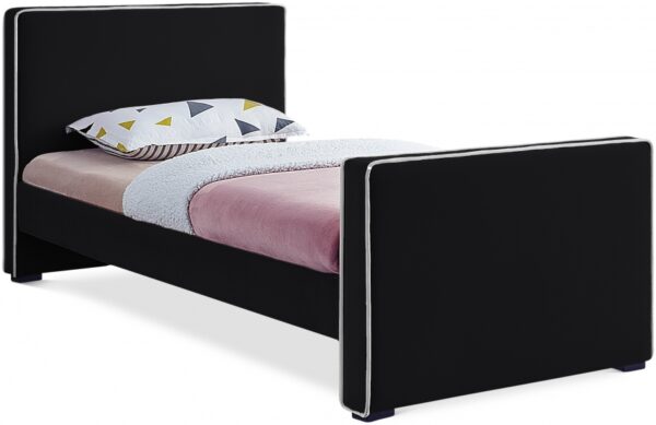 Dillard Velvet Upholstered Twin Bed