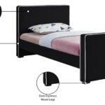 Dillard Velvet Upholstered Twin Bed