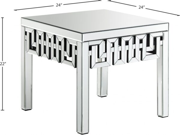 Aria Mirrored End / Side Table