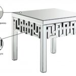 Aria Mirrored End / Side Table