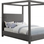 Emerson Linen Textured Fabric Upholstered Bed