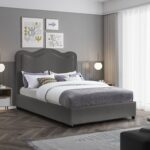 Felix Linen Textured Fabric Upholstered Bed