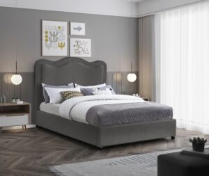 Felix Linen Textured Fabric Upholstered Bed