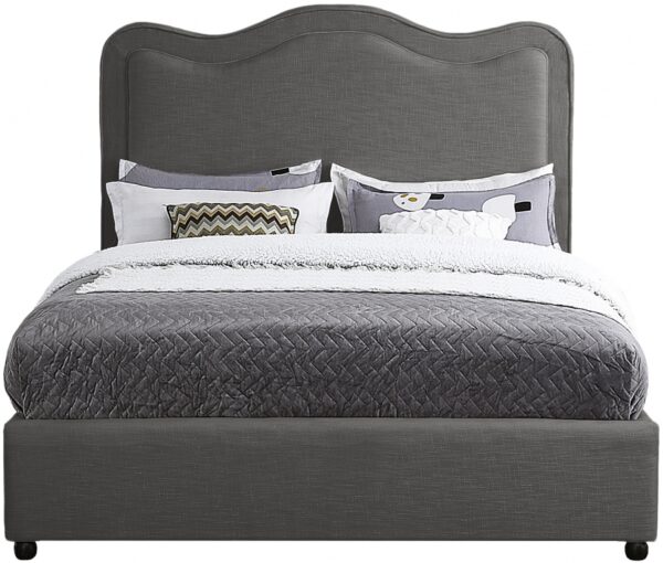Felix Linen Textured Fabric Upholstered Bed