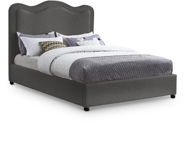 Felix Linen Textured Fabric Upholstered Bed