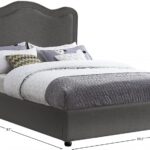 Felix Linen Textured Fabric Upholstered Bed