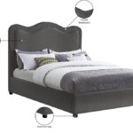 Felix Linen Textured Fabric Upholstered Bed