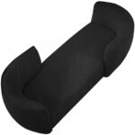Hilton Boucle Fabric Upholstered Chaise Lounge