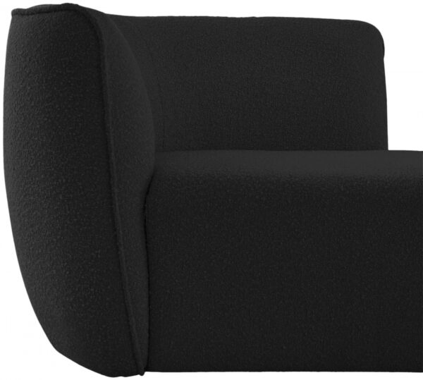Hilton Boucle Fabric Upholstered Chaise Lounge