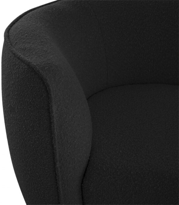 Hilton Boucle Fabric Upholstered Chaise Lounge