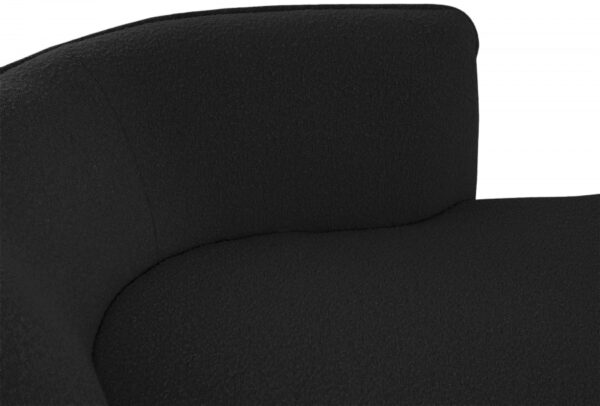 Hilton Boucle Fabric Upholstered Chaise Lounge