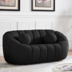 Elijah 71" Boucle Fabric Upholstered Loveseat