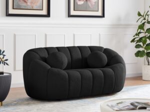 Elijah 71" Boucle Fabric Upholstered Loveseat