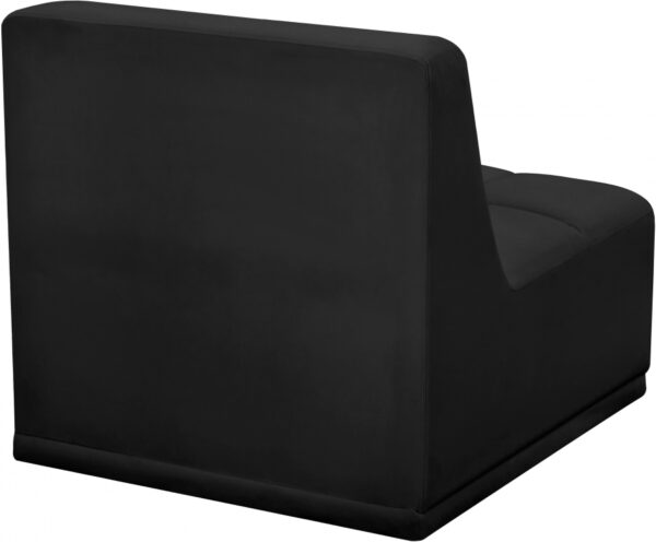 Relax Velvet Upholstered Armless Modular Chair
