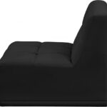 Relax Velvet Upholstered Armless Modular Chair
