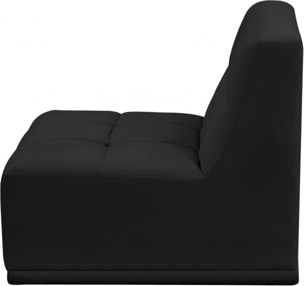 Relax Velvet Upholstered Armless Modular Chair