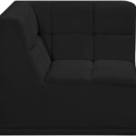 Relax Velvet Upholstered Corner Modular Chair
