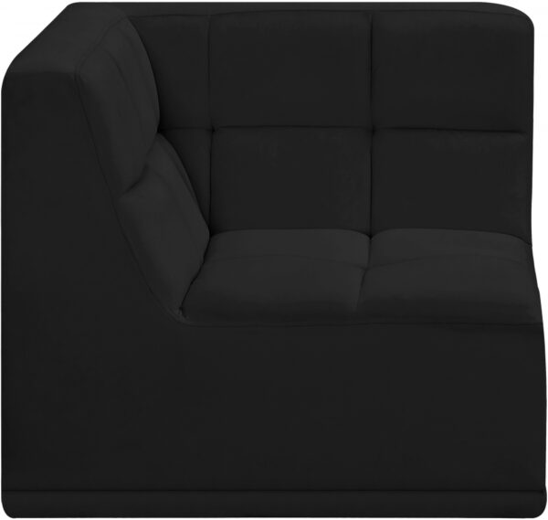 Relax Velvet Upholstered Corner Modular Chair
