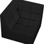 Relax Velvet Upholstered Corner Modular Chair