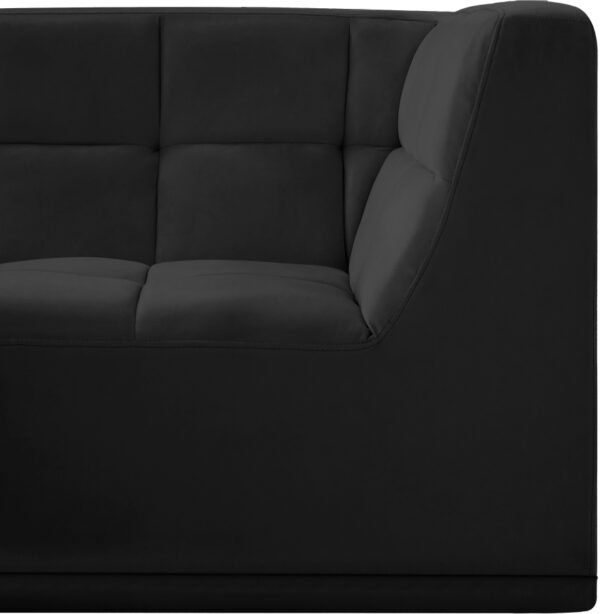 Relax Velvet Upholstered Corner Modular Chair