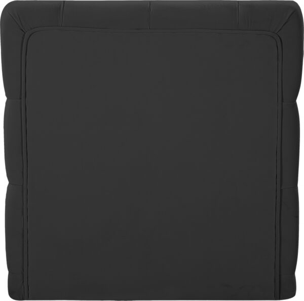 Tuft Velvet Upholstered Armless Modular Chair