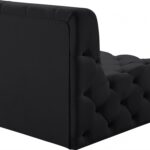 Tuft Velvet Upholstered Armless Modular Chair