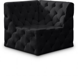 Tuft Velvet Upholstered Corner Modular Chair