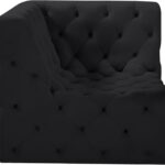 Tuft Velvet Upholstered Corner Modular Chair