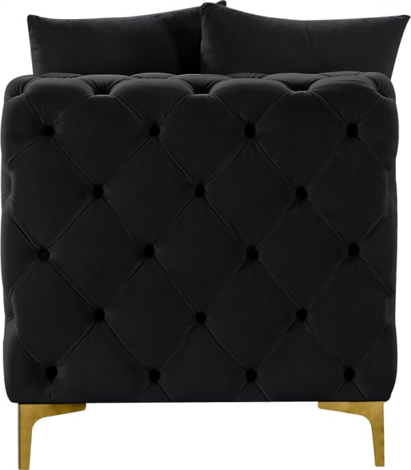 Tremblay Velvet Upholstered Armless Modular Chair