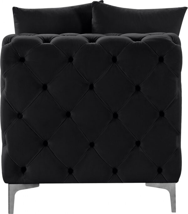 Tremblay Velvet Upholstered Armless Modular Chair