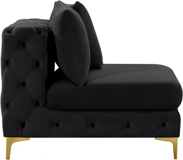 Tremblay Velvet Upholstered Armless Modular Chair