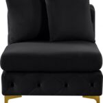 Tremblay Velvet Upholstered Armless Modular Chair