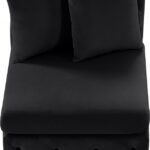 Tremblay Velvet Upholstered Armless Modular Chair