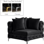 Tremblay Velvet Upholstered Corner Modular Chair