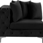 Tremblay Velvet Upholstered Corner Modular Chair