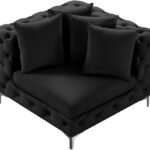 Tremblay Velvet Upholstered Corner Modular Chair