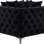 Tremblay Velvet Upholstered Corner Modular Chair