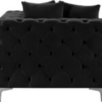 Tremblay Velvet Upholstered Corner Modular Chair