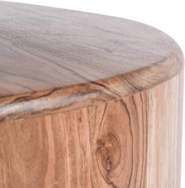 Stonewood Marble Top And Acacia Wood Base Coffee Table