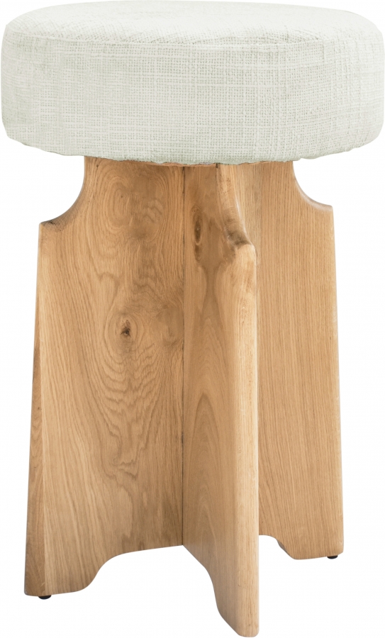 Jasper Boucle Fabric Upholstered Counter Stool
