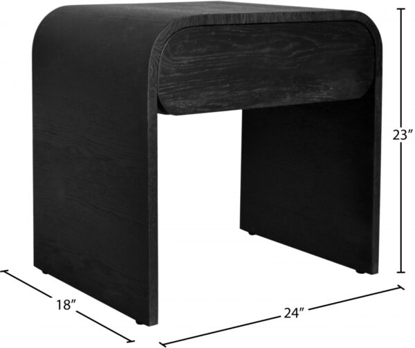 Cresthill Oak Wood Nightstand