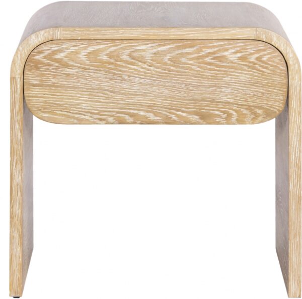 Cresthill Oak Wood Nightstand