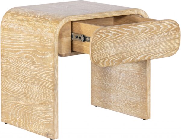 Cresthill Oak Wood Nightstand