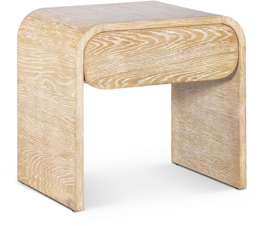Cresthill Oak Wood Nightstand