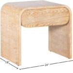 Cresthill Oak Wood Nightstand