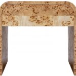 Cresthill Burl Wood Nightstand