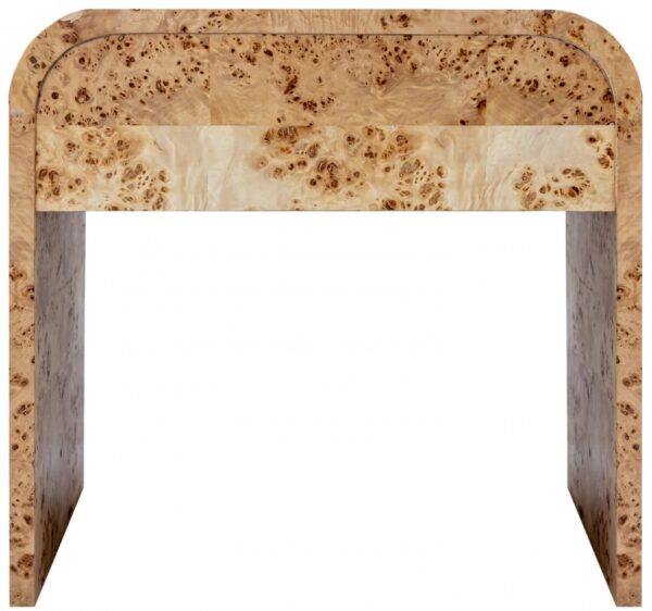 Cresthill Burl Wood Nightstand
