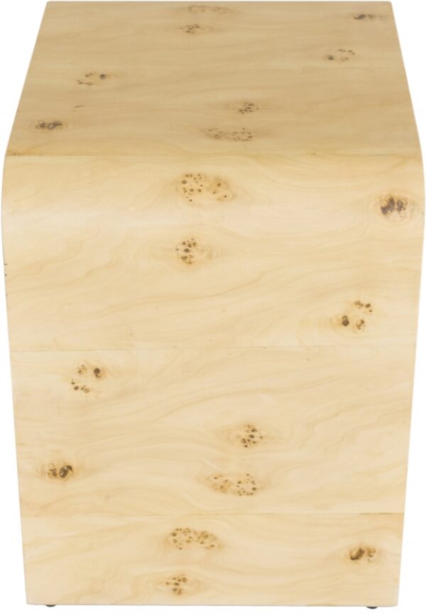 Cresthill Burl Wood Nightstand