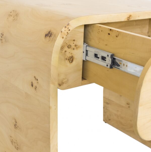 Cresthill Burl Wood Nightstand