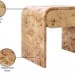 Cresthill Burl Wood Nightstand